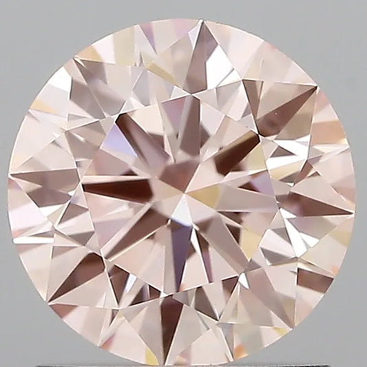 1.26ct Round Lab Grown Diamond (Colour Fancy Intense Pink, Clarity VVS1, Cut ID, IGI Certified)