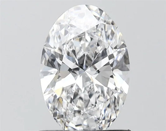 1.35ct Oval Lab Grown Diamond (Colour D, Clarity VVS1, IGI Certified)