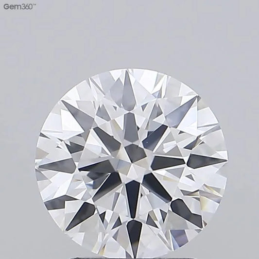 1.50ct Round Lab Grown Diamond (Colour D, Clarity VVS1, Cut ID, IGI Certified)