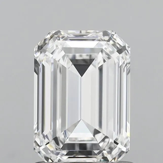 1.51ct Emerald Lab Grown Diamond (Colour D, Clarity FL, IGI Certified)