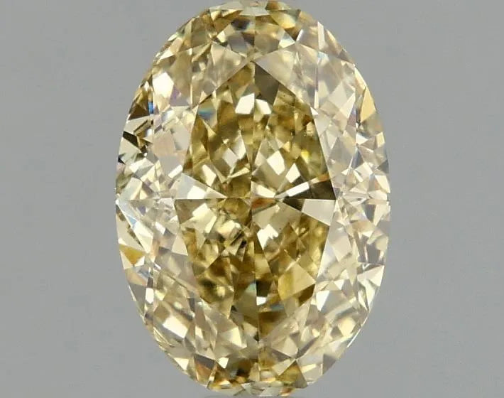 1.51ct Oval Lab Grown Diamond (Colour Fancy Intense Yellow, Clarity VS1, IGI Certified)