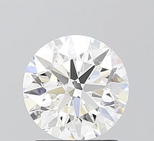 1.52ct Round Lab Grown Diamond (Colour E, Clarity IF, Cut ID, IGI Certified)