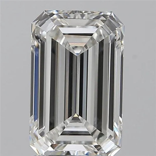1.55ct Emerald Lab Grown Diamond (Colour F, Clarity VVS2, IGI Certified)