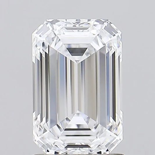 1.75ct Emerald Lab Grown Diamond (Colour D, Clarity FL, Cut EX, GIA Certified)