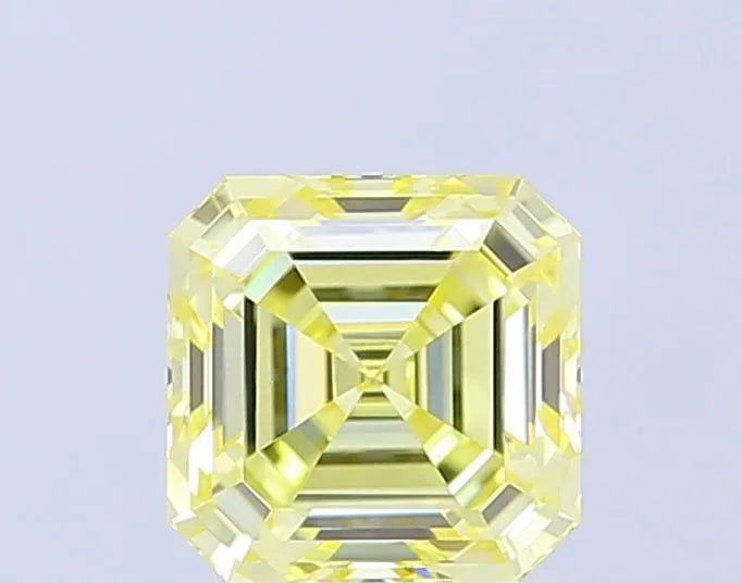 1.83ct Asscher Lab Grown Diamond (Colour Fancy Intense Yellow, Clarity VS1, IGI Certified)