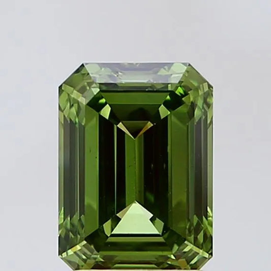 1.86ct Emerald Lab Grown Diamond (Colour Fancy Vivid Green, Clarity VS1, IGI Certified)