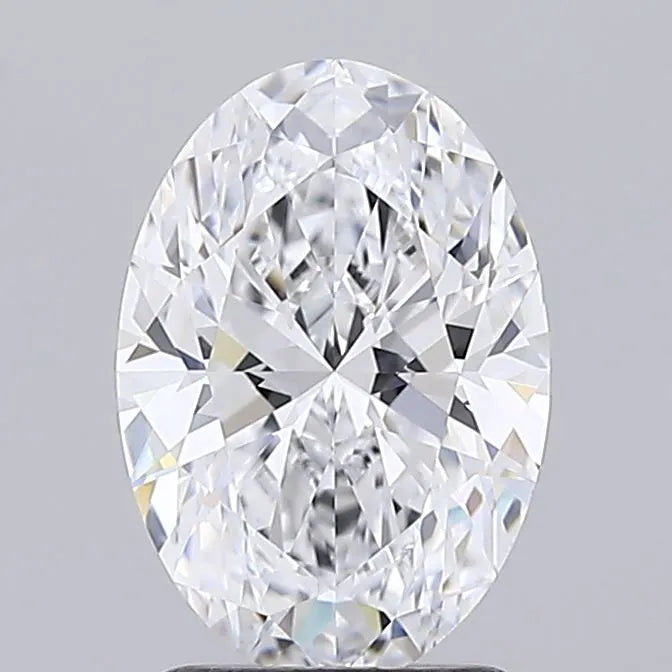 1.93ct Oval Lab Grown Diamond (Colour D, Clarity IF, IGI Certified)