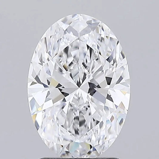 1.93ct Oval Lab Grown Diamond (Colour D, Clarity IF, IGI Certified)