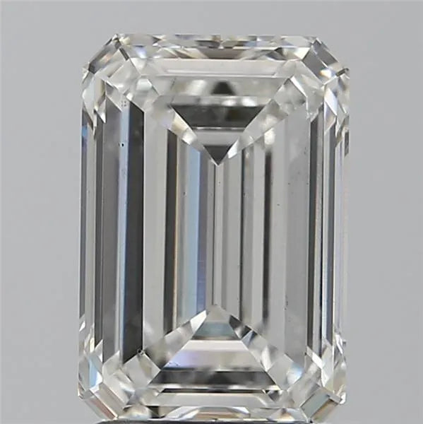 2.00ct Emerald Lab Grown Diamond (Colour G, Clarity VS2, IGI Certified)
