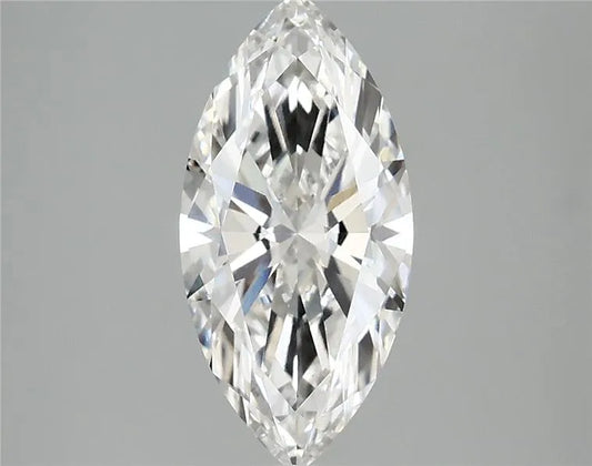 2.00ct Marquise Lab Grown Diamond (Colour E, Clarity VVS2, IGI Certified)
