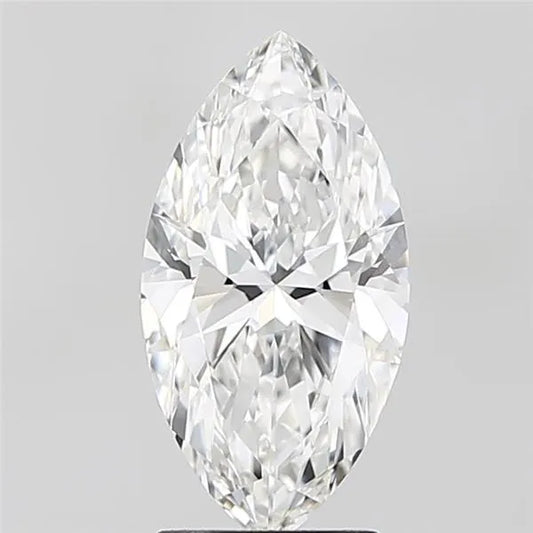 2.00ct Marquise Lab Grown Diamond (Colour F, Clarity VVS2, IGI Certified)