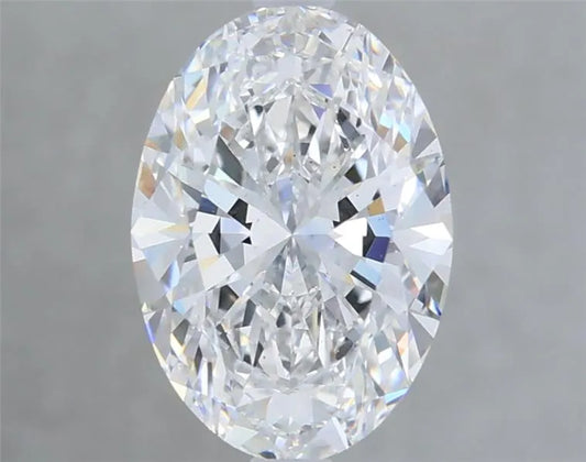 2.00ct Oval Lab Grown Diamond (Colour D, Clarity VS2, IGI Certified)