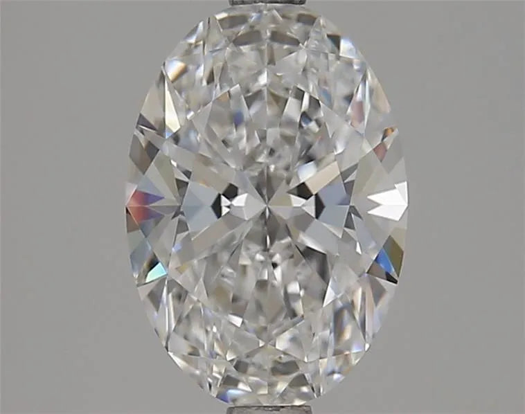 2.00ct Oval Lab Grown Diamond (Colour D, Clarity VVS2, Cut EX, IGI Certified)