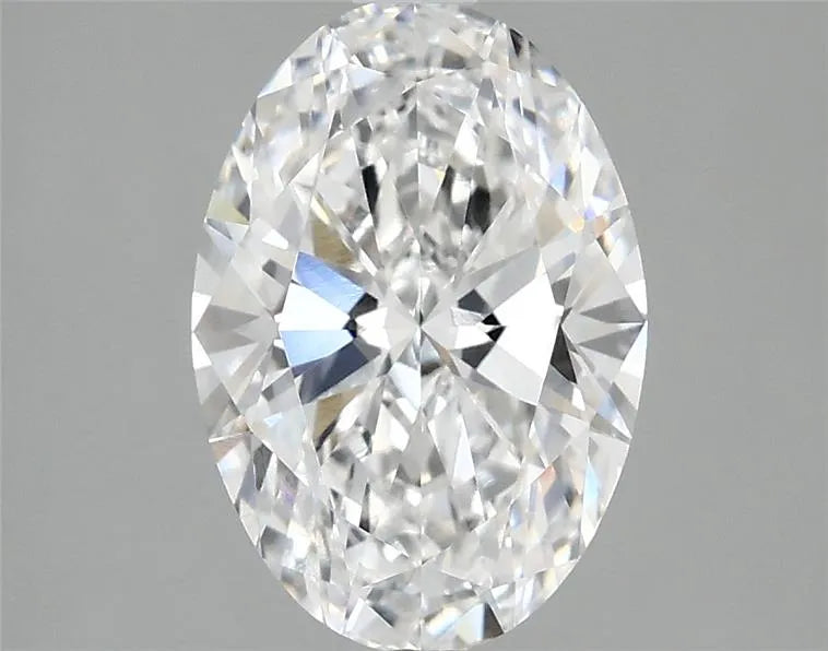 2.00ct Oval Lab Grown Diamond (Colour D, Clarity VVS2, IGI Certified)