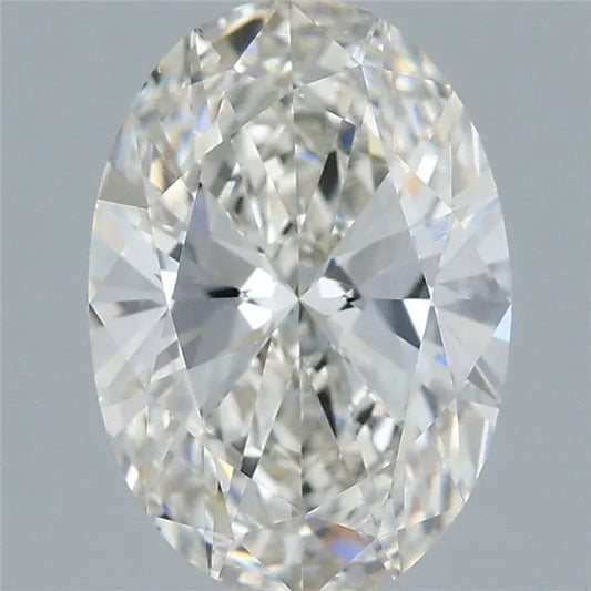 2.00ct Oval Lab Grown Diamond (Colour H, Clarity VVS2, IGI Certified)