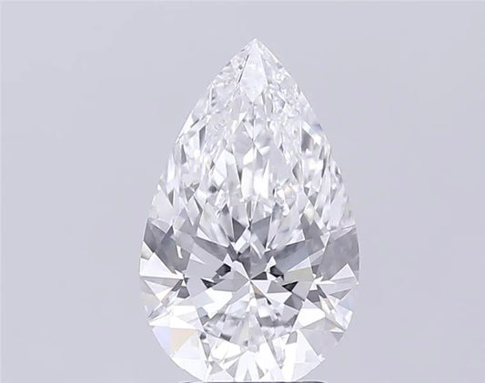 2.00ct Pear Lab Grown Diamond (Colour E, Clarity VS2, IGI Certified)