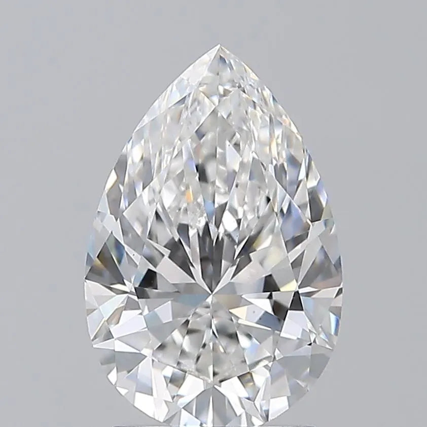 2.00ct Pear Lab Grown Diamond (Colour F, Clarity VVS2, IGI Certified)