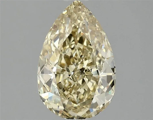 2.00ct Pear Lab Grown Diamond (Colour Fancy Intense Yellow, Clarity VS2, IGI Certified)