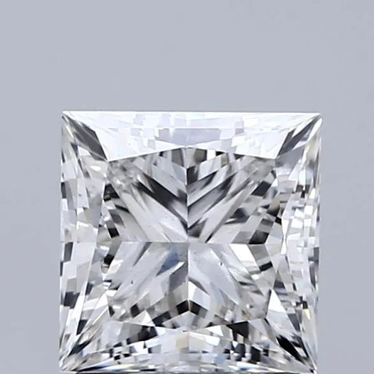 2.00ct Princess Lab Grown Diamond (Colour F, Clarity VS2, IGI Certified)