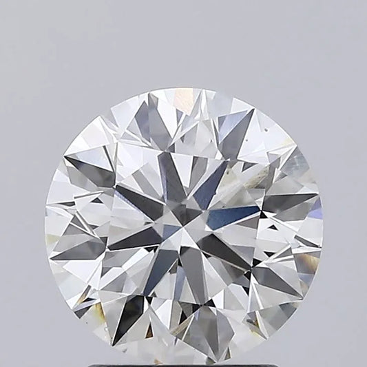 2.00ct Round Lab Grown Diamond (Colour G, Clarity VS2, Cut EX, IGI Certified)