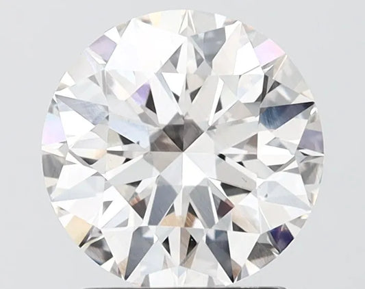 2.00ct Round Lab Grown Diamond (Colour G, Clarity VS2, Cut EX, IGI Certified)