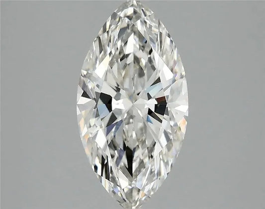2.01ct Marquise Lab Grown Diamond (Colour H, Clarity VVS2, IGI Certified)
