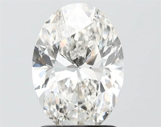 2.01ct Oval Lab Grown Diamond (Colour G, Clarity VS2, IGI Certified)