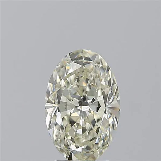 2.01ct Oval Natural Diamond (Colour K, Clarity VVS2, Cut VG, IGI Certified)