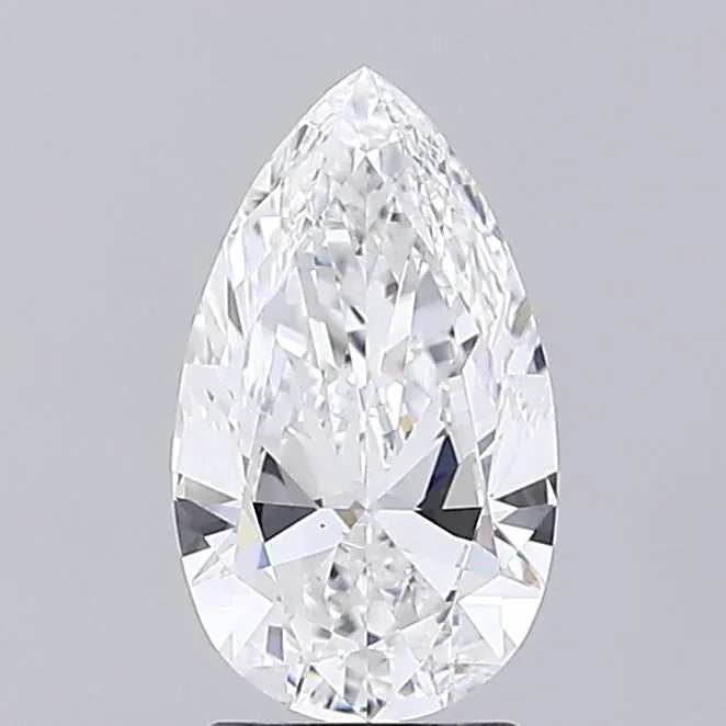 2.01ct Pear Lab Grown Diamond (Colour D, Clarity VS1, IGI Certified)