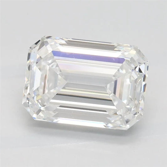 2.02ct Emerald Lab Grown Diamond (Colour D, Clarity IF, IGI Certified)