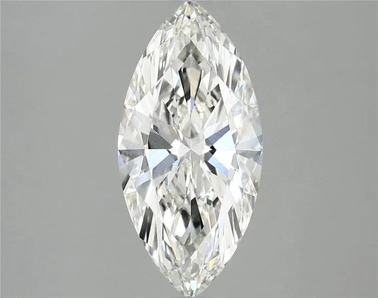 2.02ct Marquise Lab Grown Diamond (Colour H, Clarity VVS2, IGI Certified)