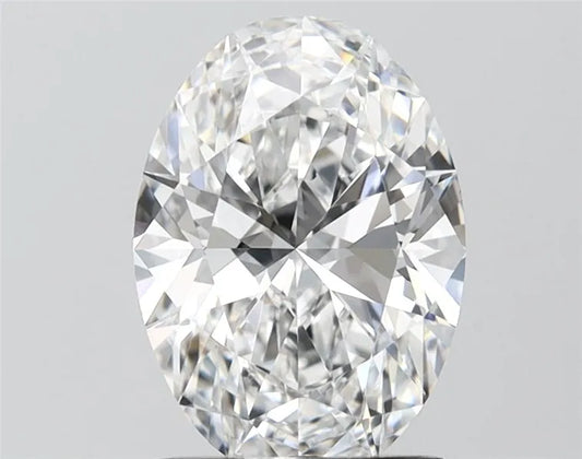 2.03ct Oval Lab Grown Diamond (Colour D, Clarity FL, IGI Certified)
