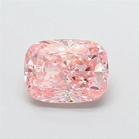 2.04ct Cushion modified Lab Grown Diamond (Colour Fancy Vivid Pink, Clarity VVS1, IGI Certified)