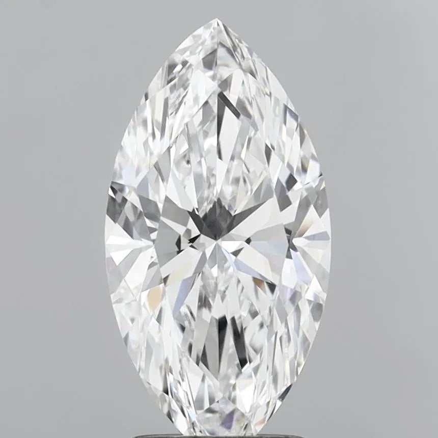 2.04ct Marquise Lab Grown Diamond (Colour D, Clarity VVS1, IGI Certified)
