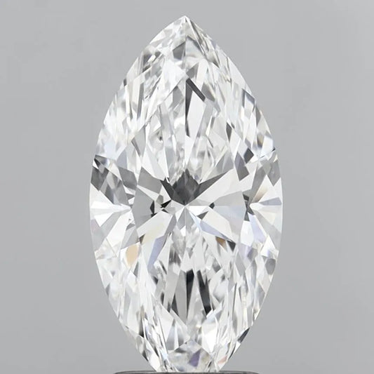 2.04ct Marquise Lab Grown Diamond (Colour D, Clarity VVS1, IGI Certified)