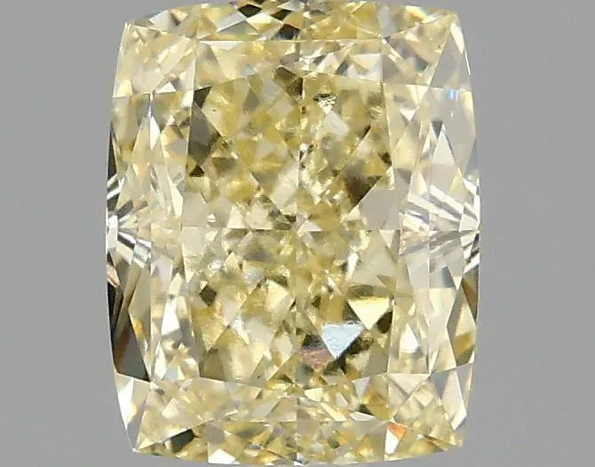 2.05ct Cushion modified Lab Grown Diamond (Colour Fancy Intense Yellow, Clarity VS1, IGI Certified)