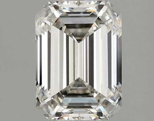 2.06ct Emerald Lab Grown Diamond (Colour H, Clarity VVS2, IGI Certified)