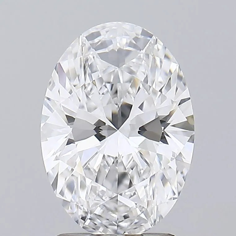 2.09ct Oval Lab Grown Diamond (Colour D, Clarity IF, IGI Certified)