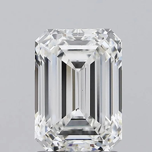 2.10ct Emerald Lab Grown Diamond (Colour F, Clarity VS1, IGI Certified)