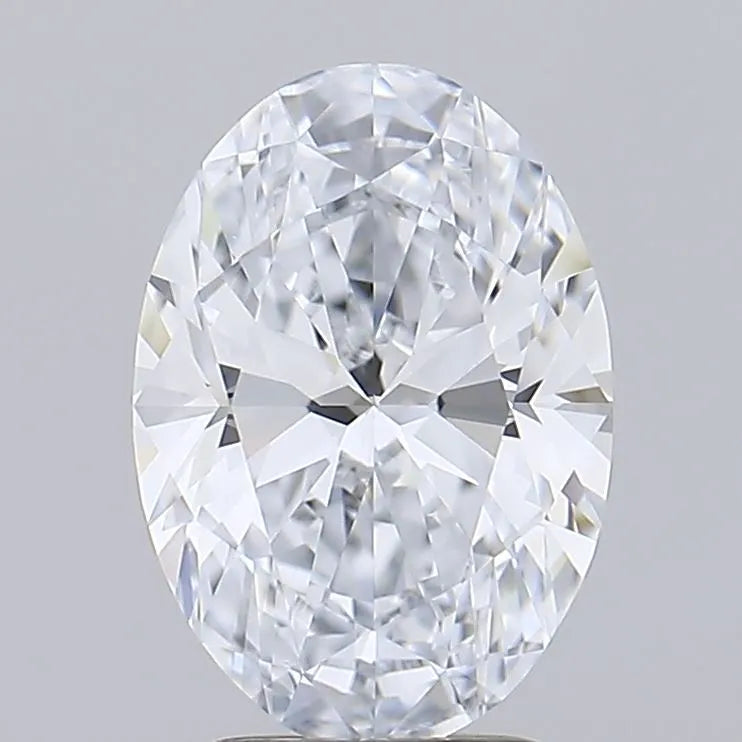 2.11ct Oval Lab Grown Diamond (Colour E, Clarity IF, IGI Certified)