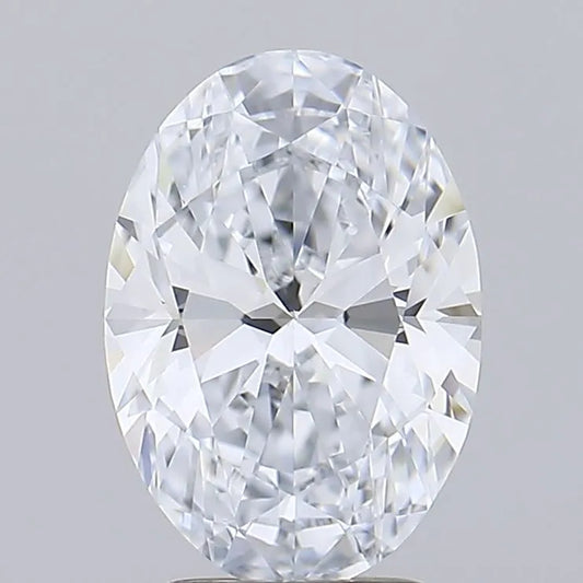 2.11ct Oval Lab Grown Diamond (Colour E, Clarity IF, IGI Certified)
