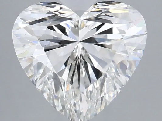 2.16ct Heart Lab Grown Diamond (Colour F, Clarity VS2, IGI Certified)