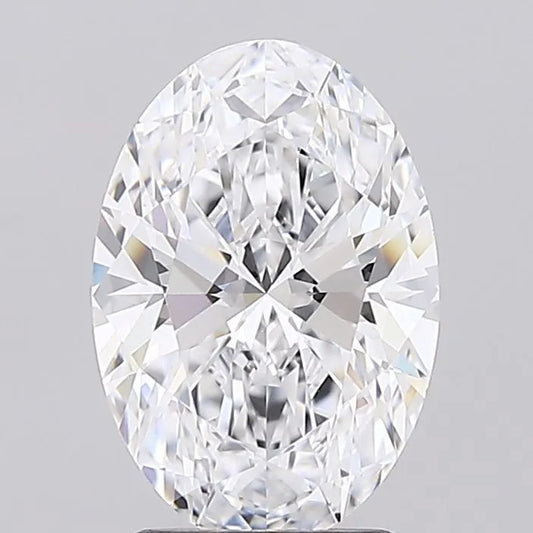 2.22ct Oval Lab Grown Diamond (Colour D, Clarity IF, IGI Certified)