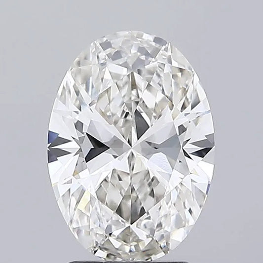 2.28ct Oval Lab Grown Diamond (Colour G, Clarity VVS2, IGI Certified)