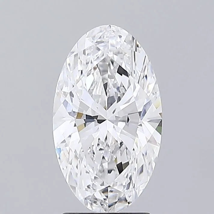 2.30ct Oval Lab Grown Diamond (Colour D, Clarity VVS1, IGI Certified)