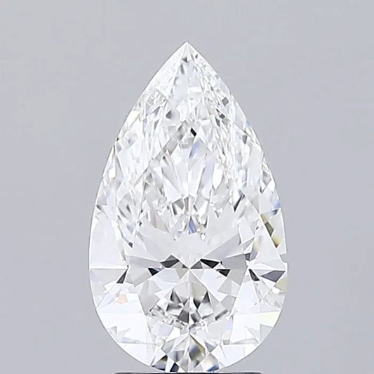 2.30ct Pear Lab Grown Diamond (Colour E, Clarity VVS2, IGI Certified)