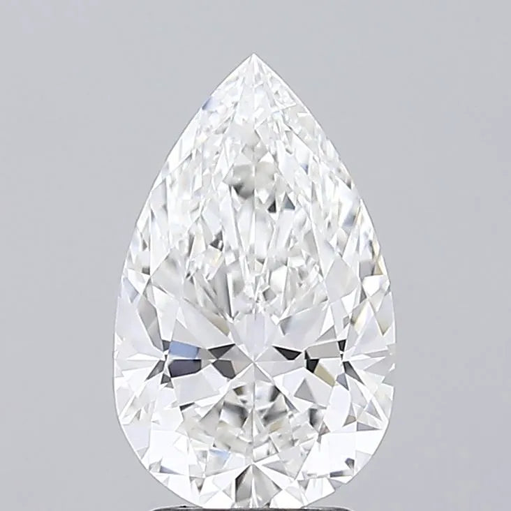 2.38ct Pear Lab Grown Diamond (Colour E, Clarity VVS2, IGI Certified)