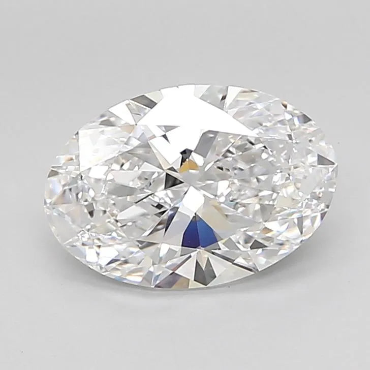 2.50ct Oval Lab Grown Diamond (Colour D, Clarity IF, IGI Certified)