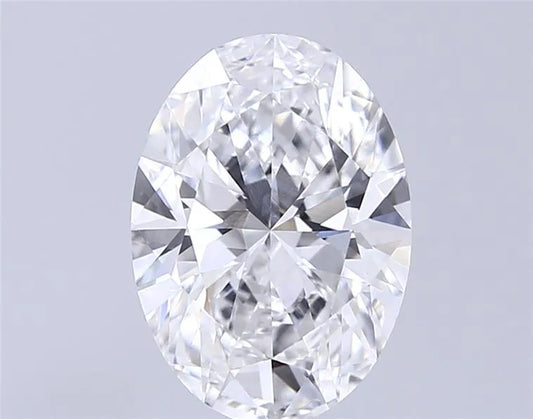 2.50ct Oval Lab Grown Diamond (Colour E, Clarity VS1, IGI Certified)