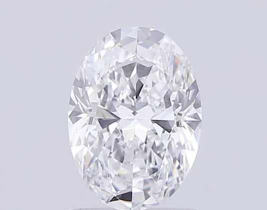 2.50ct Oval Lab Grown Diamond (Colour F, Clarity VS2, IGI Certified)